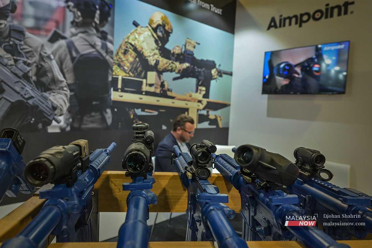 US-based Aimpoint is also among companies that supply equipment to the Israeli military.