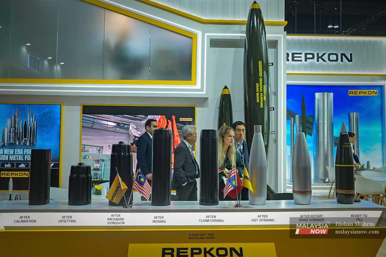 Turkish-made Repkon bombs used on ships and fighter jets.