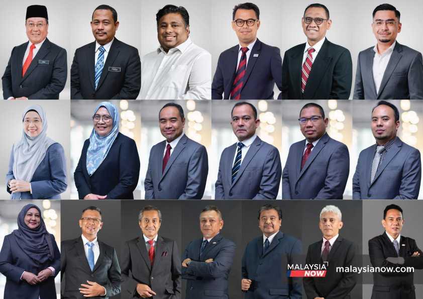 Some of the senior executives and board members of state-owned  Kumpulan Hartanah Selangor Berhad and Central Spectrum (M) Sdn Bhd, including PH politicians.